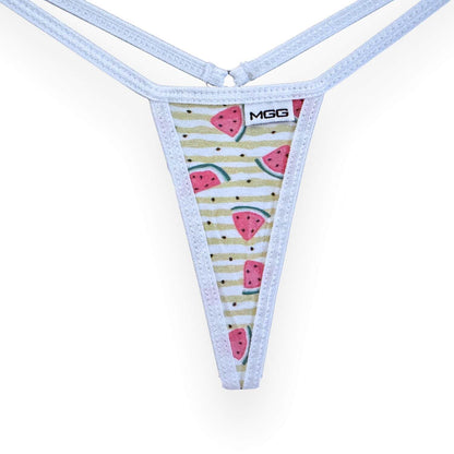 Mini tanga de algodón Sandía de verano - Rosa