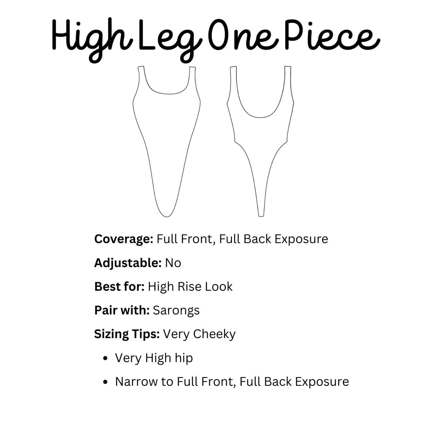 Popstar – High Leg Cut One Piece