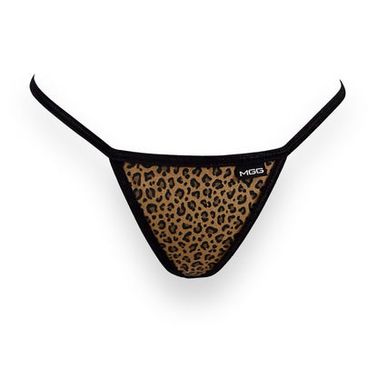 Leopard Print - Low Rise Cotton G-String