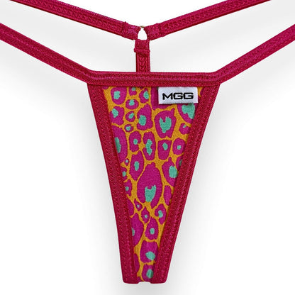 Neon Leopard - Mini Cotton G-String