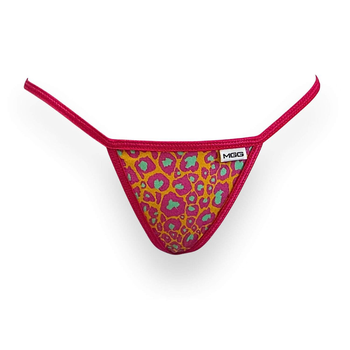 Neon Leopard - Low Rise Cotton G-String