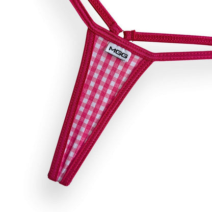 Tanga de algodón extremo rosa sandía de verano