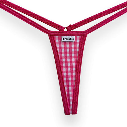 Tanga de algodón extremo rosa sandía de verano