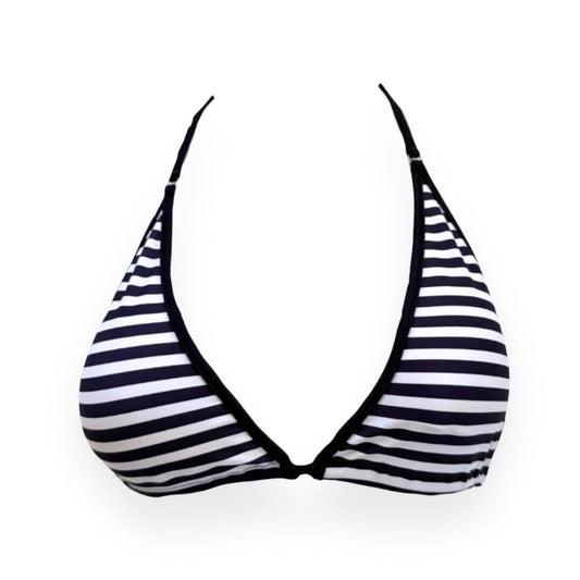 Riviera Stripe - Classic Bikini Top
