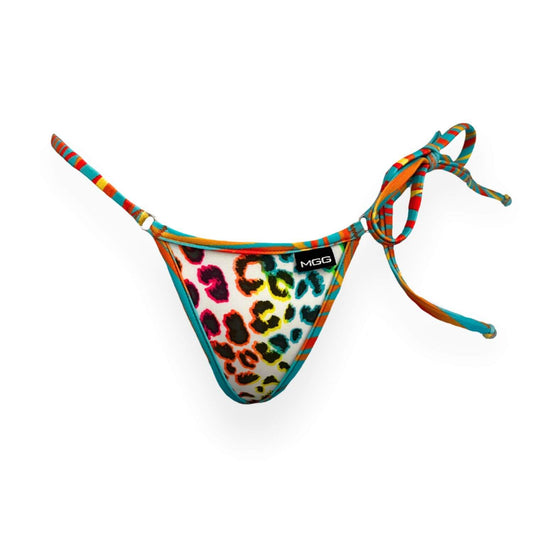 Safari Palms - Single Tie Side Bikini Bottom