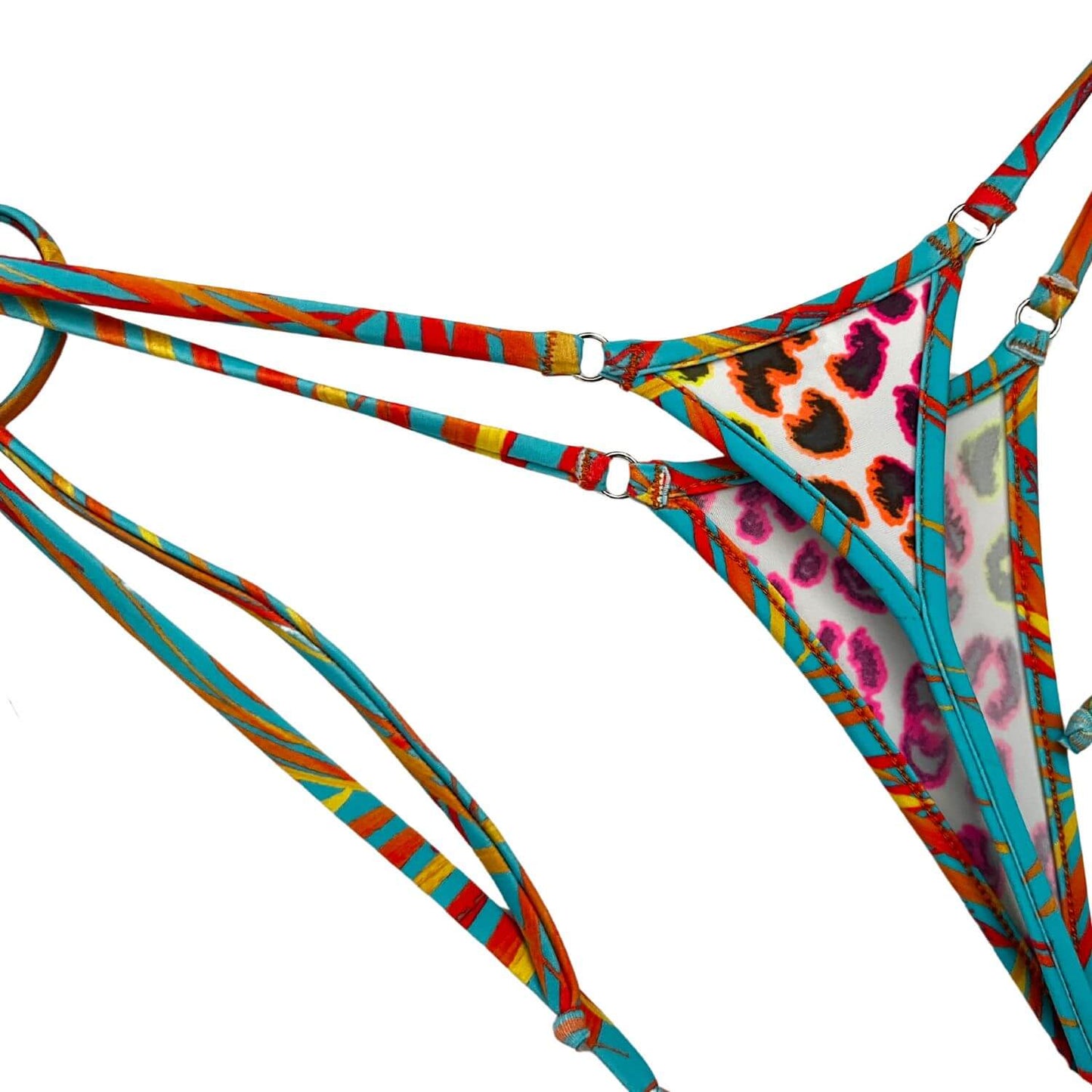 Safari Palm - Tie Sides Bikini Bottom
