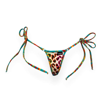 Safari Palm - Tie Sides Bikini Bottom