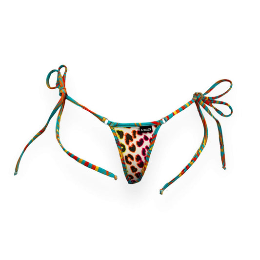 Safari Palm - Tie Sides Bikini Bottom