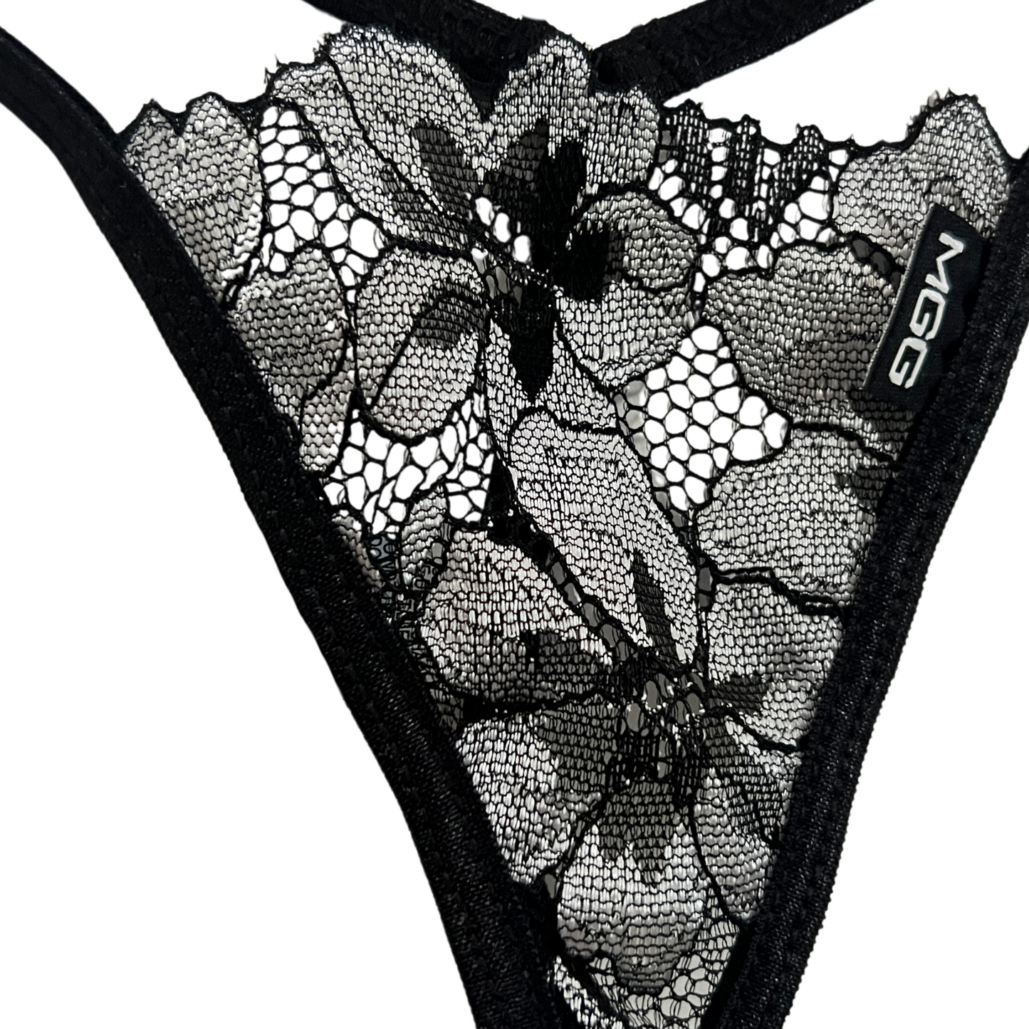 Silver Flowers - Lace G-String Lingerie