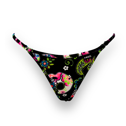 Sugar Skull - Brazilian Bikini Bottom