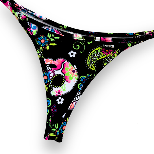Sugar Skull - Brazilian Bikini Bottom