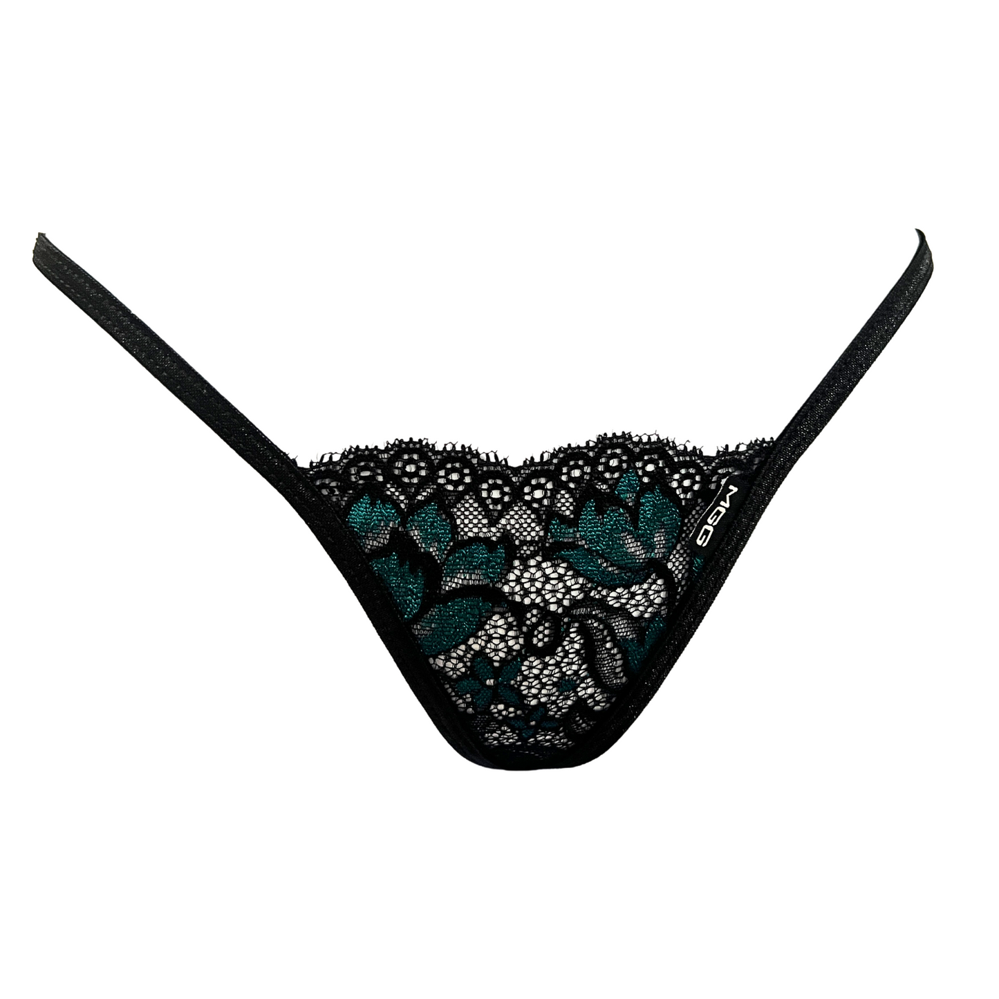 Teal - Lace G-String Lingerie