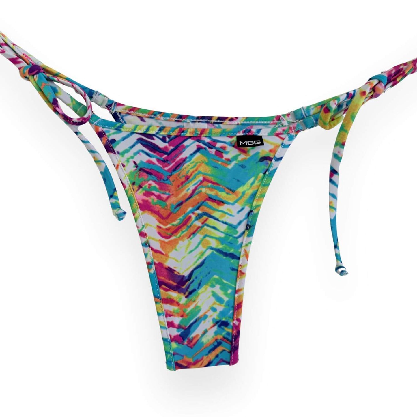 Vivid Waves - Brazilian Tie Sides Bikini Bottom