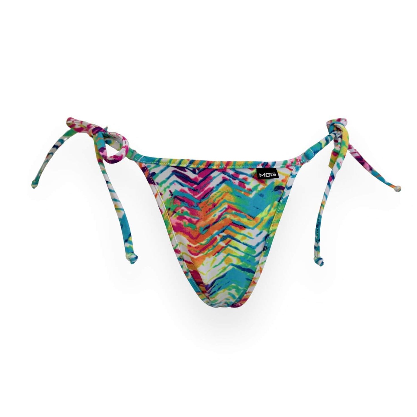 Vivid Waves - Brazilian Tie Sides Bikini Bottom