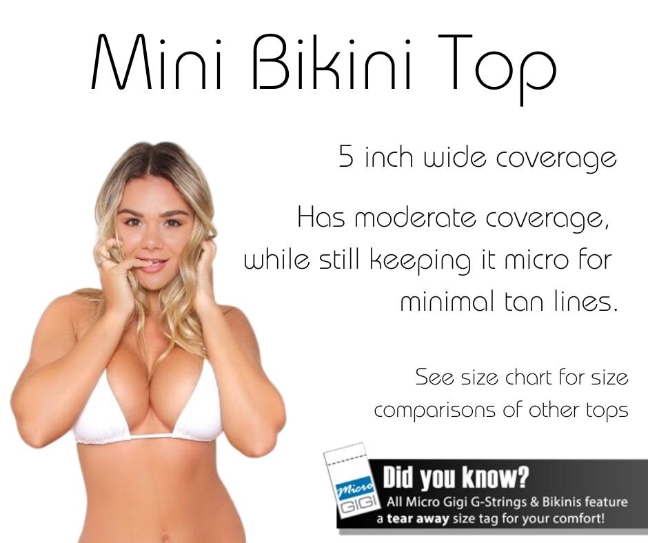 Angel White - Mini Bikini Top