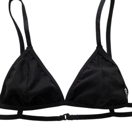 Black Cotton Bralette 1