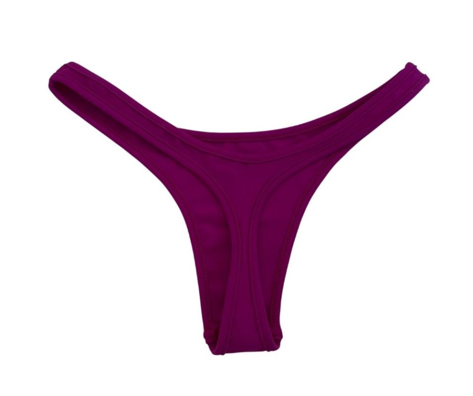 Magenta Classic T Back Bikini Bottom Micro Gigi 