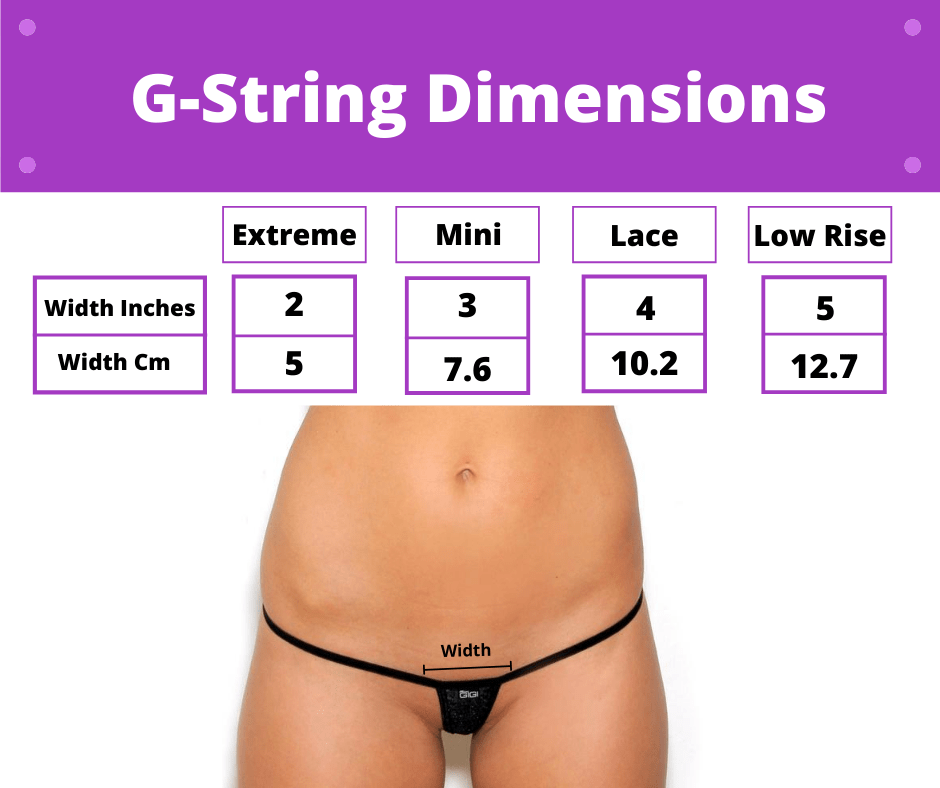 Seven Days a Week Mini G-String Underwear Pack - Micro Gigi