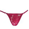 sunset fuchsia lace mini bikini
