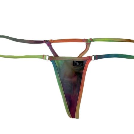 Open Triangle Tie Dye Bikini Bottom