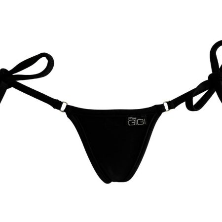 Black tie sides bikini