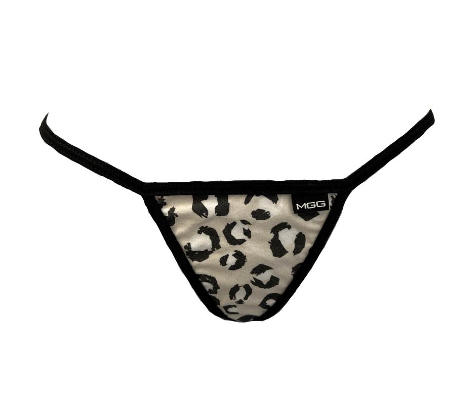 low rise snow leopard winer g-string
