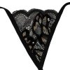 Black Gold Lace G-String 2
