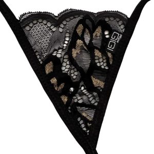Black Gold Lace G-String