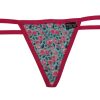 Low Rise Blue Roses G-String 2
