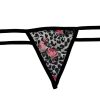 Low Rise Leo Roses G-String