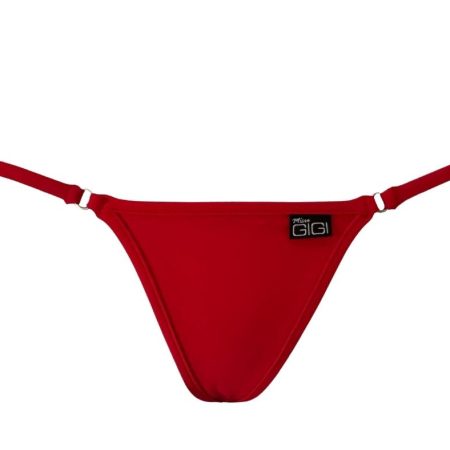 candy apple red open triangle Bikini