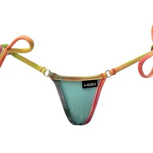 Candy Floss Sheer Tie Sides Bottom