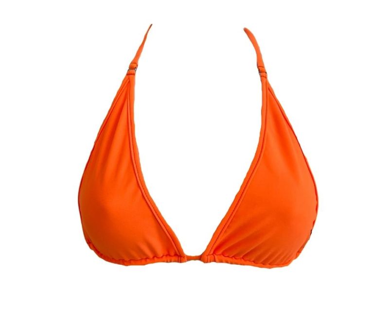 Atomic Tangerine - Classic Bikini Top - Micro Gigi