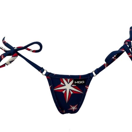 firecracker tie sides bikini