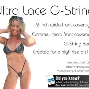 Midnight Romance Ultra Lace G String Micro Gigi