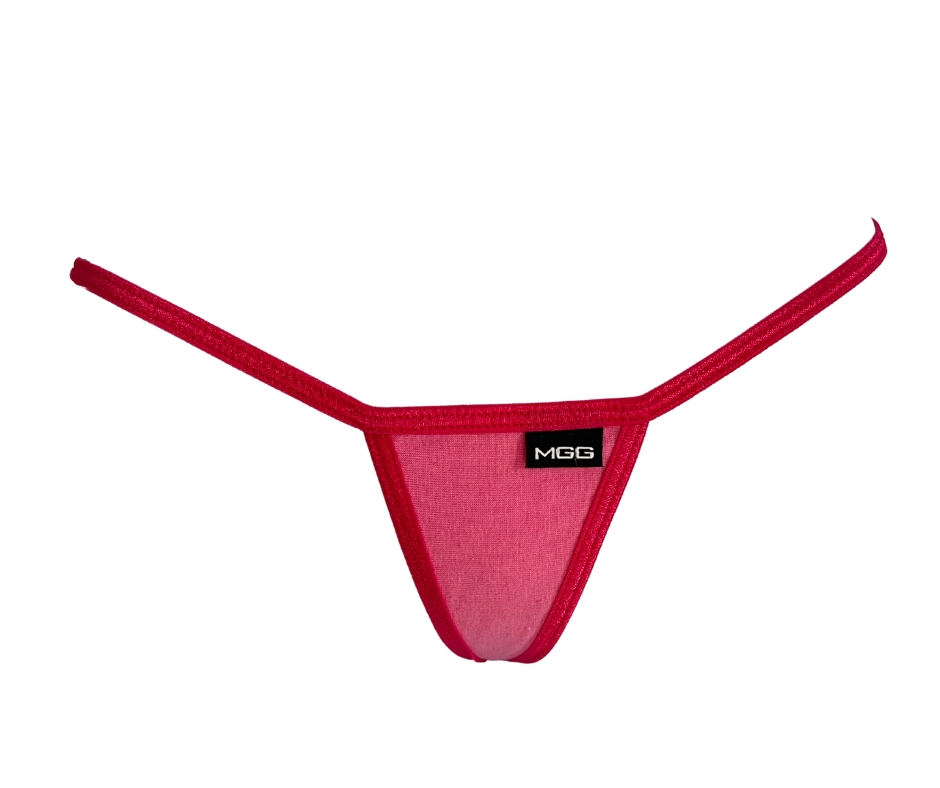 Pink M Sexy Thong Mini G-String Underwear Panties Micro Panty