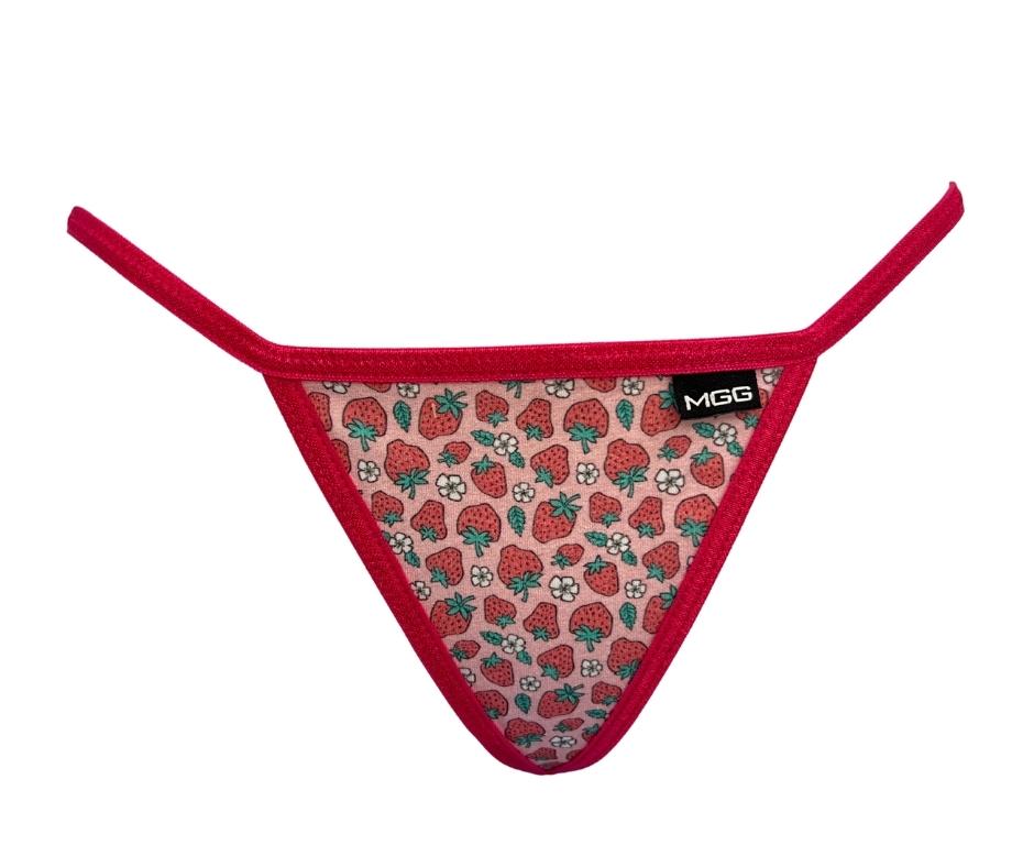 Cheeky Underwear For Women Print Lingerie Temptation Low-Waist Underwear  Pink XL 