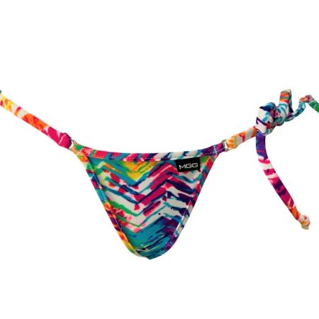 vivid waves single tie side bottom