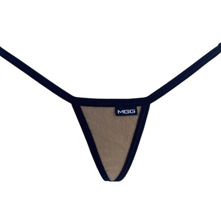 black and tan mini g-string