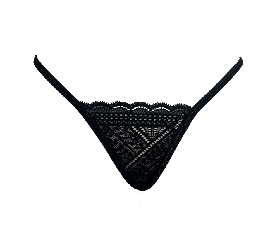 new black lace g-string