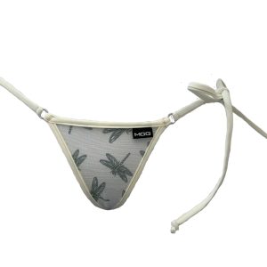 Dragonfly Sheer - Single Tie Side Bikini bottom