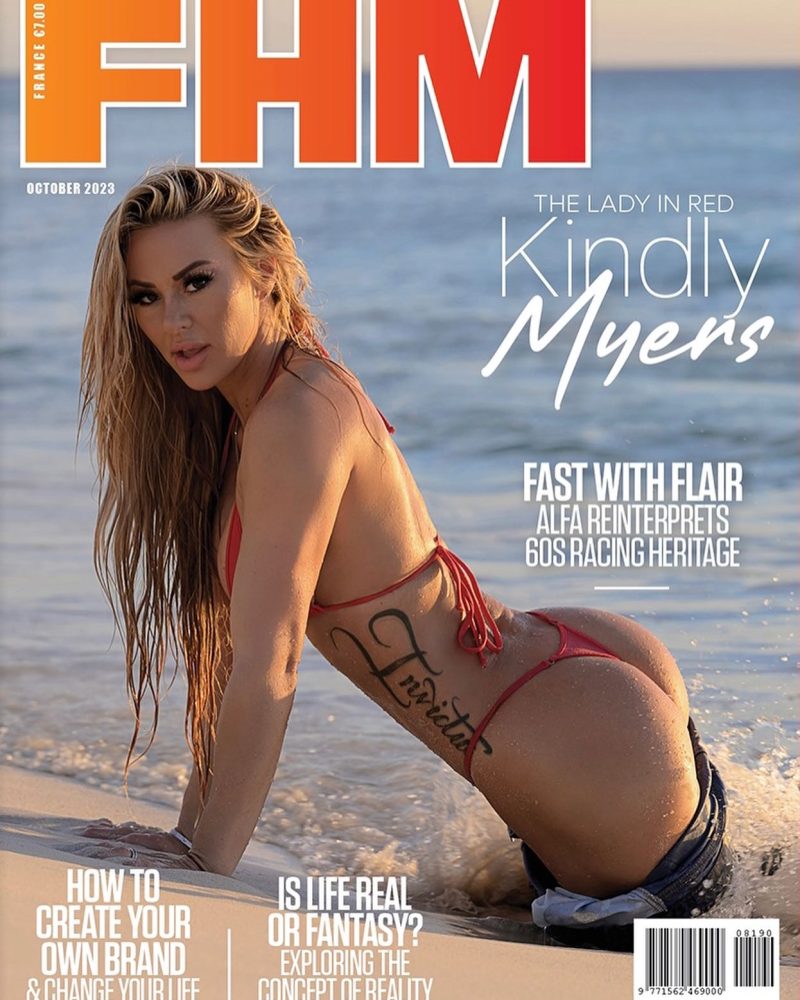 Kindly Myers in Candy Apple Red Micro Gigi FHM
