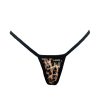leopard print mini lace g-string