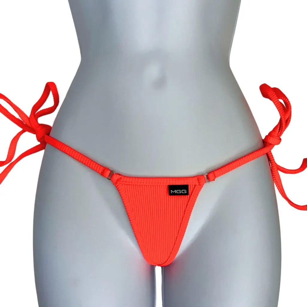 Citrus Sunrise - Tie Sides Bikini Bottom - Image 2