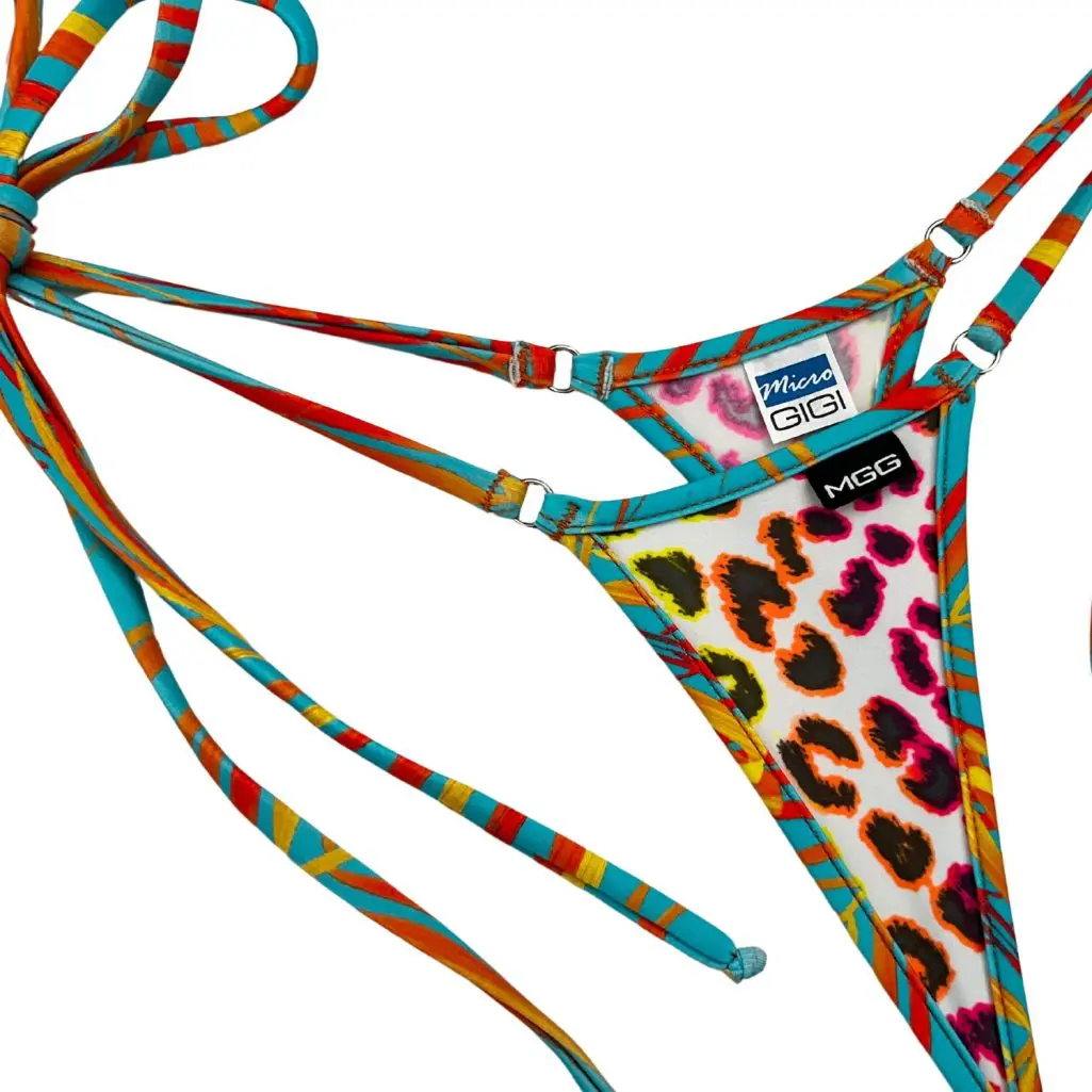 Safari Palms - Tie Sides Bikini Bottom - Image 2