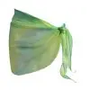 Neon Blue Yellow Sheer Sarong