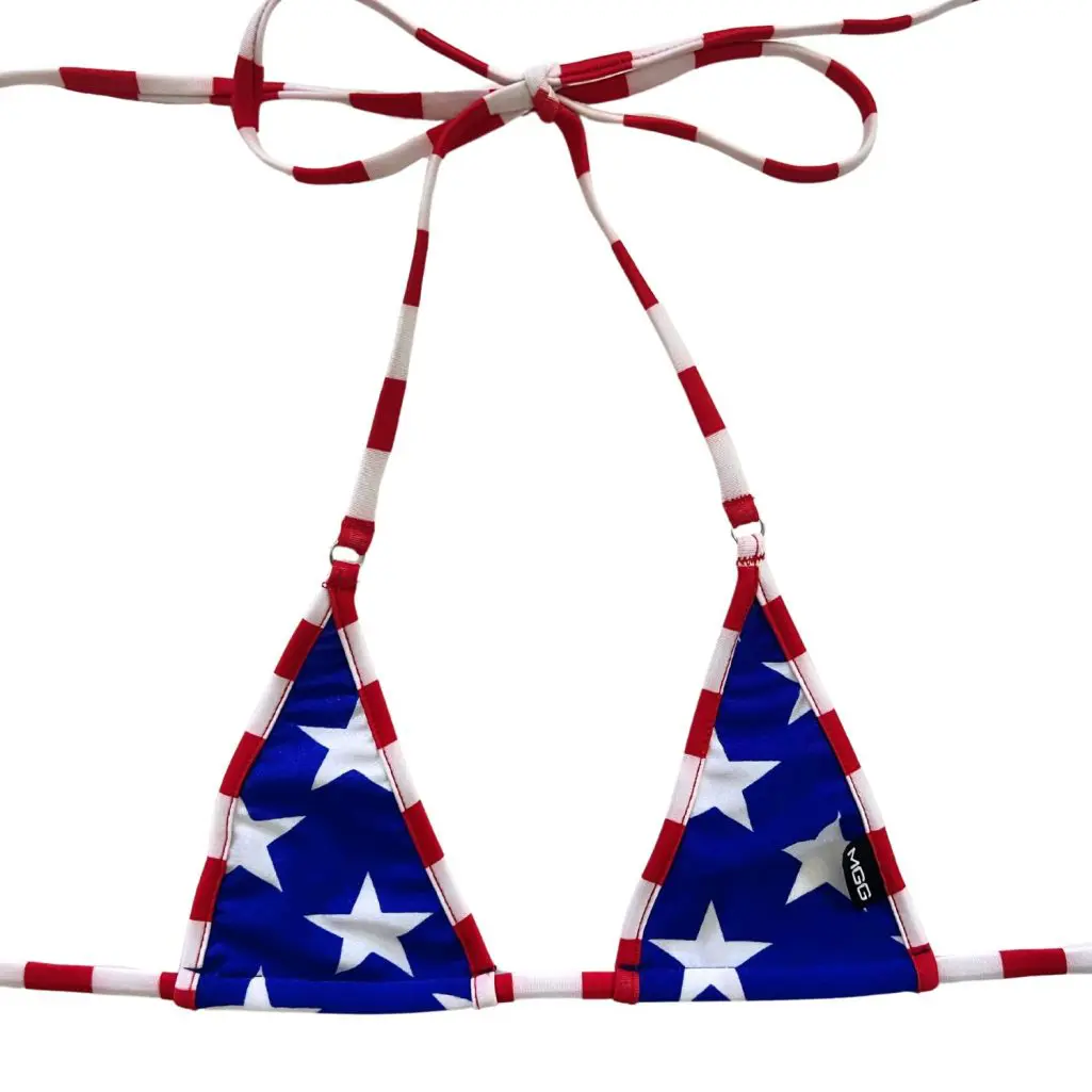 Stars & Stripes - Nano Bikini Top - Image 4