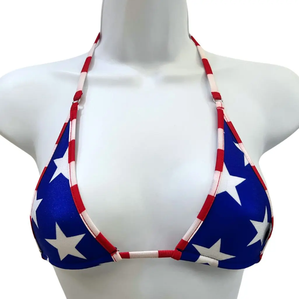 Stars & Stripes - Nano Bikini Top - Image 2