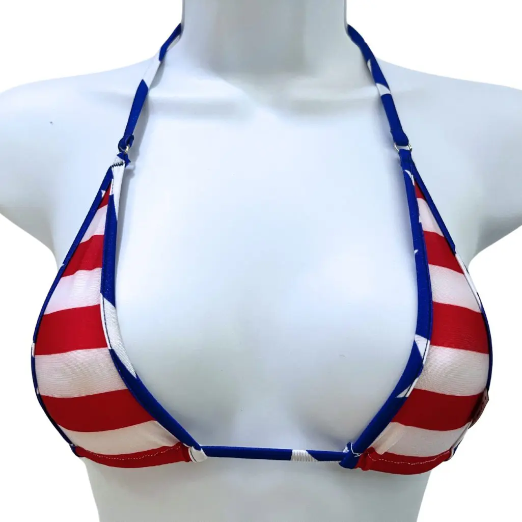 Stripes n Stars - Nano Bikini Top - Image 2