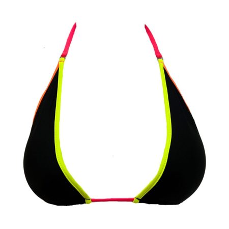 neon lights classic bikini top